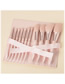 Fashion White Pointed Cosmetic Brush With Bag Set