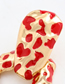 Fashion Red Alloy Oil Leopard Spot Earrings