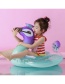 Fashion Flamingo With Sequin Inflatable Bottom Sequined Inflatable Bottom Boat Flamingo Unicorn Peacock Horse Bubble Bottom Child Seat