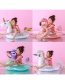 Fashion Sequined Inflatable Bottom Princess Horse Sequined Inflatable Bottom Boat Flamingo Unicorn Peacock Horse Bubble Bottom Child Seat