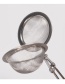 Fashion Silver Stainless Steel Handle Tea Ball Tea Filter