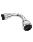 Fashion Silver Universal Pipe Double Outlet Small Nozzle Filter Mesh Nozzle Shower Extension Extender