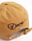 Fashion Brown Cat Embroidered Sun Protection Sunshade Cap