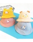 Fashion Turmeric Puppy Embroidery Childrens Fisherman Hat