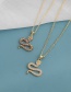 Fashion Color Copper Inlaid Zircon Serpentine Necklace