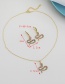 Fashion White Copper Inlaid Zircon Serpentine Necklace