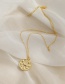 Fashion Golden Copper Inlaid Zircon Star Moon Necklace