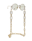 Fashion Silver Color Preserving Thick Aluminum Chain Anti-skid Alloy Glasses Chain