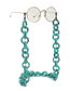 Fashion Turquoise Anti-slip Anti-lost Glasses Chain With Thick Acrylic Chain