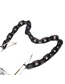 Fashion Black Acrylic Matte Non-slip Anti-lost Glasses Chain