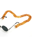 Fashion Deep Coffee Anti-slip Anti-lost Glasses Chain With Thick Acrylic Chain