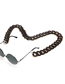 Fashion Deep Coffee Anti-slip Anti-lost Glasses Chain With Thick Acrylic Chain
