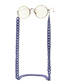 Fashion Navy Blue Anti-skid Glasses Chain With Thick Acrylic Chain