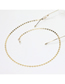 Fashion Golden Anti-skid Copper Chain Plum Blossom Handmade Glasses Chain