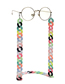 Fashion Color Mixing Anti-skid Glasses Chain With Thick Acrylic Chain