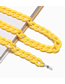 Fashion Yellow Anti-skid Glasses Chain With Thick Acrylic Chain