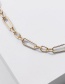 Fashion Silver Handmade Chain Geometric Alloy Necklace