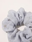 Fashion Starfish-grey Chiffon Fabric Printing Bronzing Small Star Large Intestine Ring Hair Rope