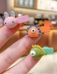 Fashion Cute Bunny Flower [pack Of 10] Resin Alloy Animal Flower And Fruit Hairpin Set For Children
