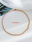 Fashion Gold Color Alloy Bead Necklace