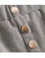 Fashion Black Mesh Single-breasted Knit Puff Skirt