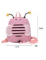 Fashion Pink Little Bee Nylon Children Backpack