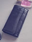 Fashion Black Long Cutout Flap Wallet