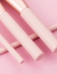 Fashion Pink Wooden Handle Aluminum Tube Makeup Brush Set