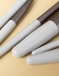 Fashion 7 Azure Wooden Handle Aluminum Tube Makeup Brush Set