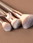 Fashion 15 Black Gold Wooden Handle Aluminum Tube Makeup Brush Set