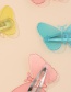 Fashion Color Mixing Simulation Tulle Butterfly Half-covered Cloth Hairpin Set