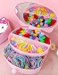 Fashion 116-piece Set Of Small Flower Hair Rope + Flow Sofa Clip Resin Flower Fruit Crown Rainbow Children Hairpin Hair Rope Set