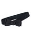 Fashion Black Elastic Elastic Bow Belt