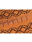 Fashion Brown Hollow Fiber Leather Tassel Tether Belt