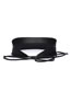 Fashion Black Wide Belt With Bow Tie