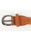 Fashion Creamy-white Pin Buckle Twine Braided Belt