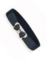 Fashion Royal Blue Elasticated Butterfly Combined Gold Thin Belt