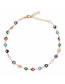 Fashion Necklace Oil Dripping Eye Color Alloy Anklet Necklace