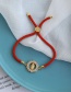 Fashion Golden Copper Inlaid Zircon Virgin Mary Chain Bracelet