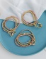 Fashion Golden Copper Inlaid Zircon Five-pointed Star Beaded Bracelet