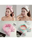 Fashion White Heart Coral Velvet Bow Polka Dot Print Striped Elastic Headband