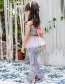 Fashion Swimming Cap + Headwear Bowknot Printed Net Yarn Childrens Mermaid Split Swimsuit