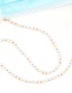 Fashion White Rice Beads Beaded Natural Freshwater Pearl Glasses Chain