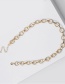 Fashion Gold Color Handmade Twist Chain Alloy Hollow Necklace