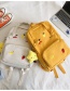 Fashion Yellow Star Pendant Embroidered Fruit Nylon Backpack