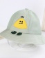 Fashion Mint Green Net Yarn Stitching Zongzi Childrens Fisherman Hat
