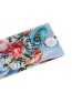 Fashion White Elastic Knotted Printed Wide Side With Button Elastic Headband