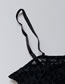 Fashion Black Lace And Leopard Mesh Sling Bodysuit