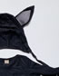 Fashion Black Childrens Bat Jumpsuit With Hat