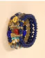 Fashion Color Mixing Love Animal Tower Beaded Multilayer Bracelet